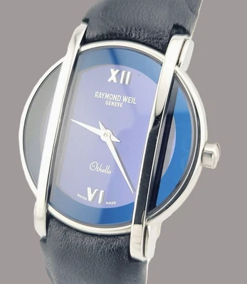 Reloj de cuarzo Raymond Weil Othello 2011 para dama 28 mm esfera azul con caja y papeles Foto 1 de 4
