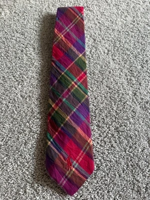 Ralph Lauren Polo Tie  Made By Hand . Beautiful Tie . - Image 1 of 3