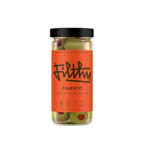 Dreckige Piment gefüllte Oliven, Premium Cocktail Garnitur, spanische Piment Paprika  - Bild 1 von 7