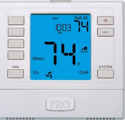PRO1 IAQ T755 3 Hot2 Cold 7 Day Thermostat with 4-Sq-Inch Screen - Image 1 of 4