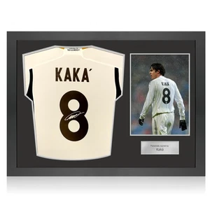 Von Kaká signiertes Real Madrid-Trikot. Icon-Rahmen - Bild 1 von 4