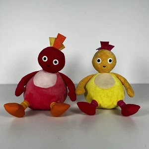 2x Twirlywoos Plush Soft Toys Spinning Twirlytop Toodloo & Chickedy Talking - Picture 1 of 6