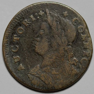 1787 Connecticut Colonial Copper Coin, Draped Bust Left - Image 1 of 4
