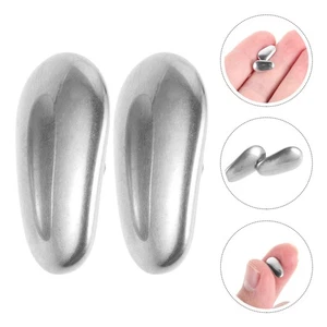  5 Pairs Eyeglasses Titanium Nose Pads Replacement - Metal Waterdrop Ultralight - Picture 1 of 17
