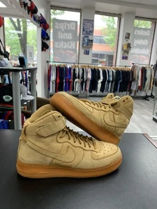 Nike Air Force 1 High Flax taglia 6,5 anni (usate, senza scatola) - Foto 1 di 8