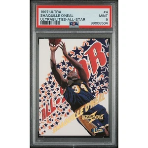 1997 Fleer Ultra Ultrabilities All-Star #4AS Shaquille O'Neal PSA 9 LA Lakers - Picture 1 of 4