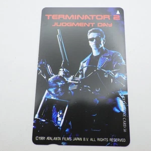 Japanese Telephone Card Terminator 2: Judgment Day Arnold Schwarzenegger 1991 - Picture 1 of 6