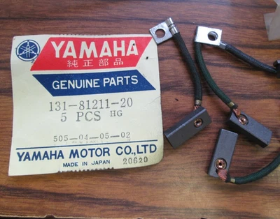 YAMAHA OEM  3 GENERATOR BRUSH - DS6 R3 YR2 YR1 YL2 - LOT OF THREE (3) PER BID - Image 1 of 3
