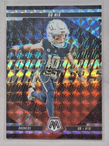 2025 Panini Mosaic BO NIX Silver Prizm Touchdown Masters Insert Broncos NFL  - Bild 1 von 2