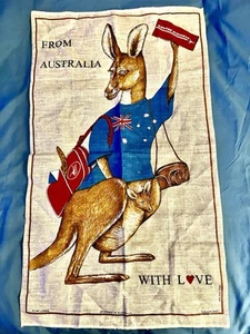 Vintage Qantas Airways 1960’s - 80’s Great Condition Australia With Love - Picture 1 of 4