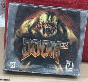 Doom 3 (PC, 2004) Videospiel Jewel Case 3 Disc Set CIB sehr guter Zustand - Bild 1 von 5