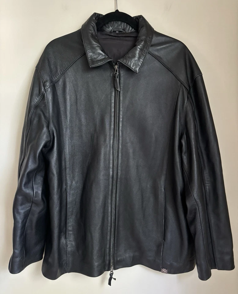 Chaqueta de cuero negra para hombre BMW Lifestyle talla XL  Foto 1 de 4