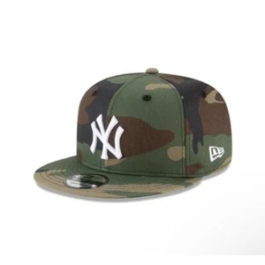 Cappello Berretto Uomo New Era New York Yankees MLB Snapback 950 Regolabile -Verde/Mimetico - Foto 1 di 5