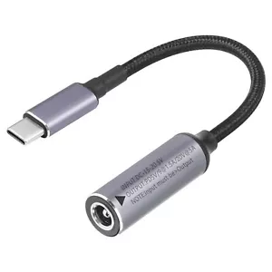 PD 100W Laptop Charger Cable DC 6.3mm x 3.0mm Female to USB C Male DC6330 - Picture 1 of 7