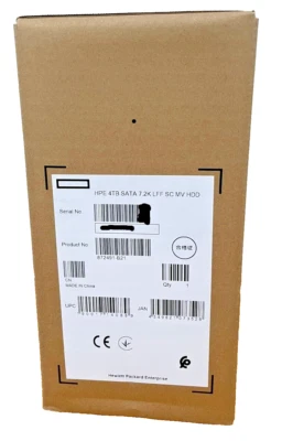 HP 4TB SATA 7200 rpm Hard Drive Gen10 LFF Hot Swap 872491-B21 - Image 1 of 3