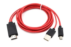 2m MHL auf HDMI Adapter HD TV Kabel für Sony Xperia Z5 Compact, Z5, Z5 Premium - Bild 1 von 1