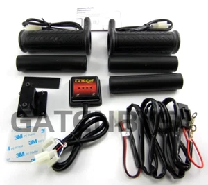New 7/8" & 1" Motorcycle Handlebar HEATED Grips Warm Hot Hands 12V For Kawasaki - Picture 1 of 12