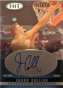 2000-01 SAGE Hit Autographs Diamond #A50 JASON COLLIER  Auto 