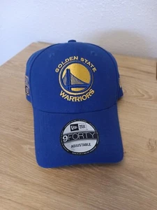 New Era NBA Golden State Warriors Hat 2018 Champions 9FORTY Adjustable Cap Blue - Picture 1 of 6