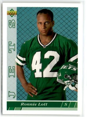 1993 Upper Deck Ronnie Lott New York Jets #463 - Image 1 of 2