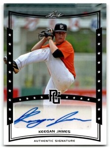 2014 Leaf Perfect Game Autographs Keegan James Auto #A-KJ1
