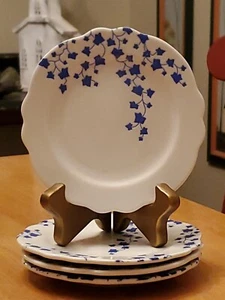 Juego de 4 Blazers de Remo Target 6.5" Platos de Aperitivo de Cerámica AZUL HIEDRA USADOS EN EXCELENTE ESTADO  - Imagen 1 de 24