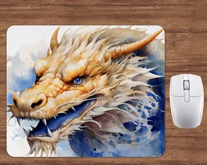 Neoprene Non-Slip Computer Mouse Pad-Fantasy Dragon - Picture 1 of 5
