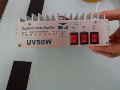 GRAN 50W Doble Banda VHF y UHF Potencia RF Amplificador Lineal solo uso FM DHL/FEDEX/UPS Foto 1 de 4