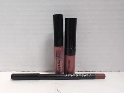 3 ITEM Smashbox Liquid Lip .17oz, Radiant Gloss .14oz, Sheer Lip Pencil 1.2g NEW - Image 1 of 3