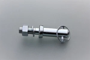 Bolzen Kat. 2-2 Ø28mm M22x1,5 Unterlenker Unterlenkerbolzen UB4+Klappstecker - Bild 1 von 1