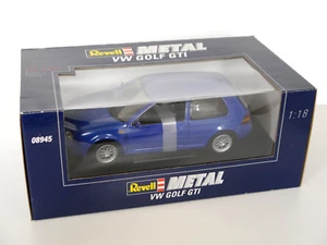 VW Golf 4 Mk IV GTi in blau blu azul bleu blue, Revell 08945 in 1:18 Ovp - Picture 1 of 4