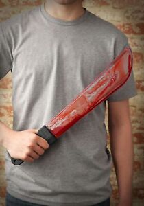 Plastic Toy Bleeding Machete Knife