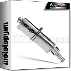 exhaust stainless steel gpr for moto guzzi breva 850 2006 06 2007 07 2008 08 - Picture 1 of 3