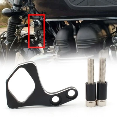 Ignition Key Relocation Bracket For Triumph Bonneville SE T100 Thruxton 900 - Image 1 of 4