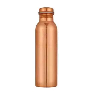 Botella de agua de cobre puro para Ayurveda beneficios para la salud 1000 ml juego de 1 - Imagen 1 de 6
