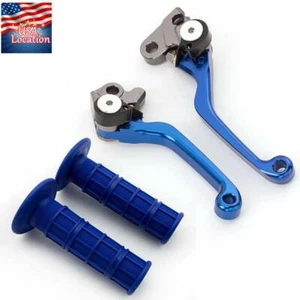For Yamaha YZ80 YZ85 2015-2022 2023 Pivot Dirt Clutch Brake Levers Handle Grips - Picture 1 of 12