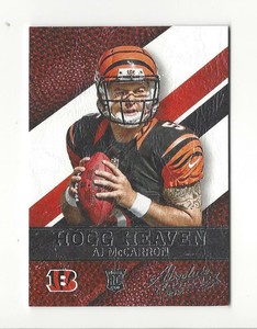 2014 Absolute Hogg Heaven #14 A.J. McCarron RC Rookie Bengals Bills