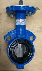 2" Wafer Butterfly Valve, Ductile Iron Disc, Buna Seat 200 PSI (NEW) - Picture 1 of 6