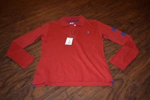 A3- Camicia Tomi Otee per golfisti rossa manica lunga etichetta bianca nuova con etichetta taglia small - Foto 1 di 3