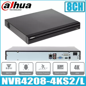 Dahua Mutil Language NVR4208-4KS2/L 8CH 4K H.265 AI Face Network Video Recorrder - Imagen 1 de 5