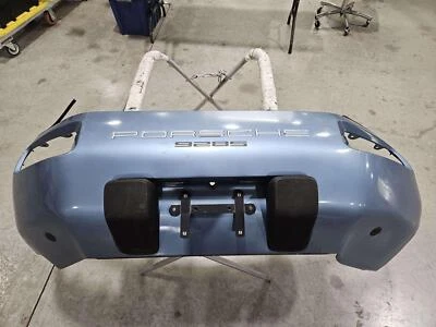 1985 年 PORSCHE 928 原始设备制造商后保险杠组件 33P S3 虹膜蓝色金属 78-86 — 第 1/4 张图片