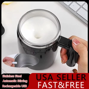 Self-Stirring Coffee Cup Rechargeable Magnetic Auto Mixing Mug - Picture 1 of 5