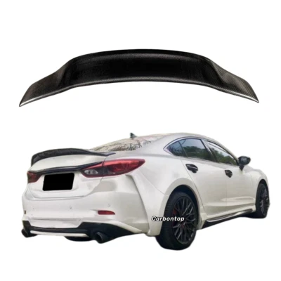 Alerón trasero de fibra de carbono para Mazda 6 Atenza sedán 4 puertas 2014-2020 Foto 1 de 4