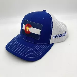 Richardson 112 Sombrero de camionero Bandera de Colorado Estado COCHINO Snapback Malla Gorra Sombrero - Imagen 1 de 11