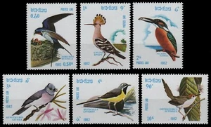 Laos 1982 - Mi-Nr. 541-546 ** - MNH - Vögel / Birds - Bild 1 von 1