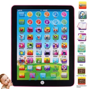 Tableta de juguete educativa de aprendizaje temprano para 2 3 4 5 6 7 8+ niñas niños entrenamiento de coeficiente intelectual - Imagen 1 de 12