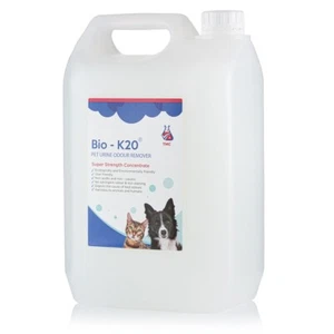 "BIO K20" PET URINE ODOUR & STAIN REMOVER - ENZYMATIC CLEANER CONCENTRATE 5 LTR - Picture 1 of 1