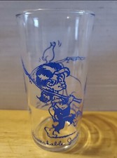 1949 Lil Abner's Unwashable Jones Glass Comic Strip Character Hillbilly Dogpatch