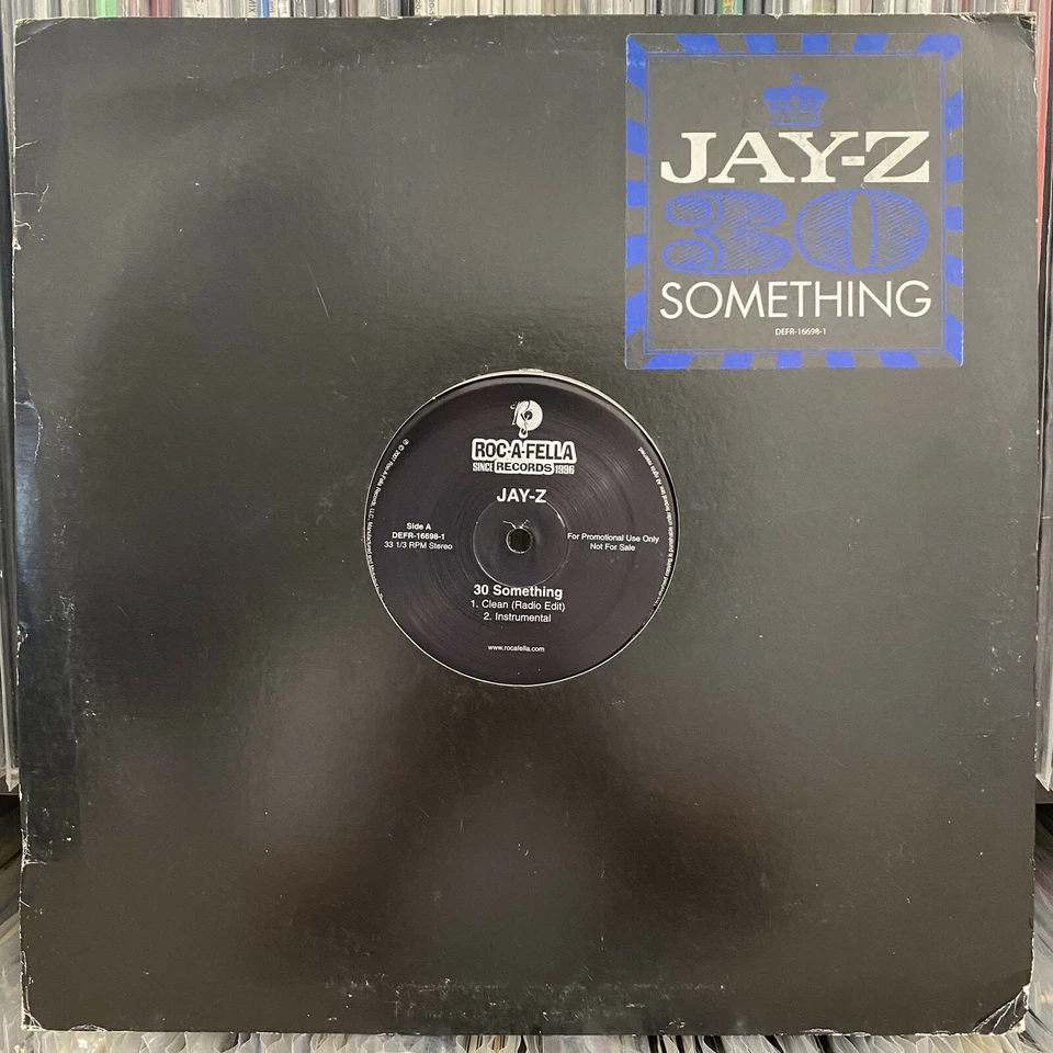 JAY-Z - 30 SOMETHING (12")  2007!!!  RARE!!!  DR. DRE!!!  KINGDOM COME - Image 1 of 1