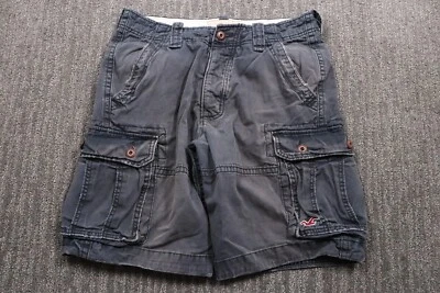 Hollister Distressed Button Fly Cargo Shorts Regular Fit Skater Grunge Men's 30 - Image 1 of 4